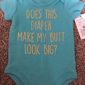NWT ‘Does this diaper make my but look big’